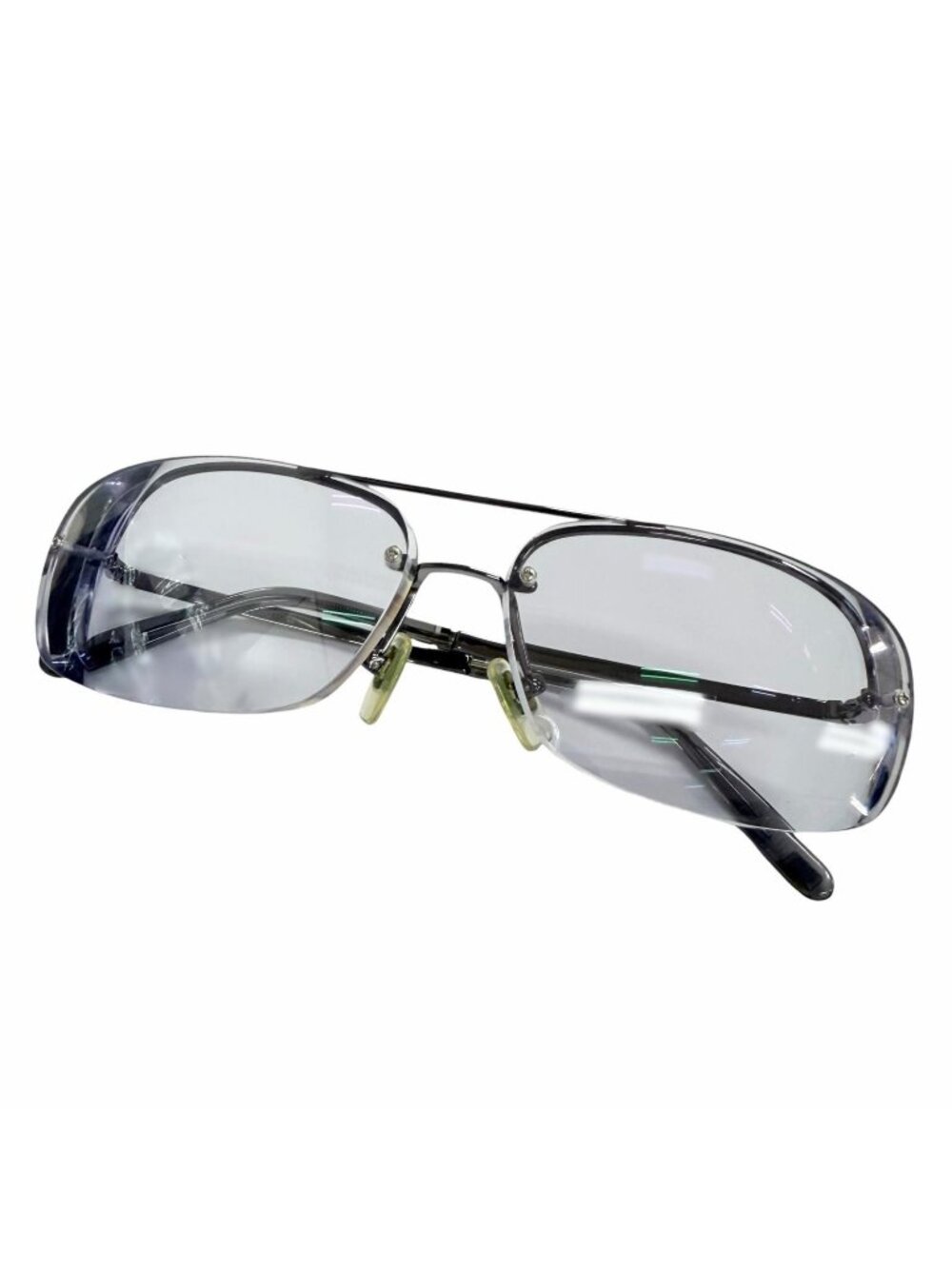 Louis Vuitton Socore Damier Two Bridge Sunglasses Gunmetal Clear Gray